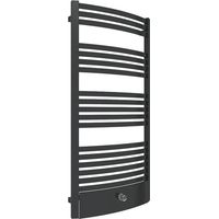Heizkörper mischbetrieb schwarz - (HxL) 1760x500 mm - 800 Watt - 798 Watt - DEX1760-500PZ1N