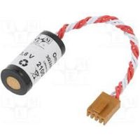 Lithium-Batterie 3,6Vdc 2/3A Stecker 16,5x35,4mm PLC-17330