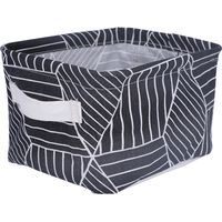 Aufbewahrungsbox für Schreibwaren und Kosmetikartikel, Aufbewahrungskorb für Babyspielzeug, Schreibtisch-Organizer, schwarze Aufbewahrungsbox