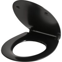 Toilet Seat PUTUMAYO Soft Close Duroplast Black