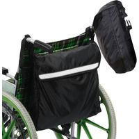 Sacoche arrière pour fauteuil roulant, sac de rangement pour fauteuil roulant, accessoires de fauteuil roulant, sac étanche, sac universel, sac de rangement