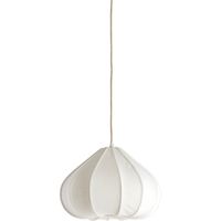 Light & Living - hängeleuchte - Zubeda - weiß - textil - Ø 38cm -