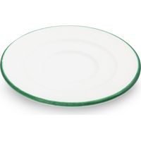 Gmundner Keramik Grüner Rand, Unterteller Kaffee Gourmet (Ø 16cm)