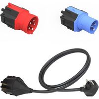 NRGkick 20001059 Adattatore per presa con Indicatori LED Quantita' 3 pezzi colore Nero Blu Rosso