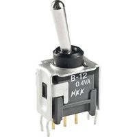 Interrupteur à levier 1 x On/On NKK Switches B12AP 28 V/DC 0.1 A à accrochage 1 pc(s) D75107