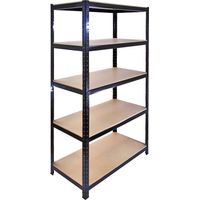 Heavy Duty 5 Tier Boltless Shelving Unit Greenhouse Garage Utility Home Storage Rack 1800x900x400