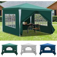 Wolketon Tenda da ricevimento 3 x 3 m verde