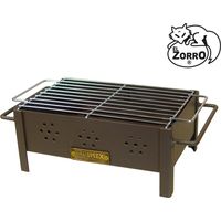 Barbecue da tavolo zincato 31x21x14cm imex el zorro