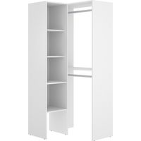 Guardaroba angolare L79 cm Bianco - FERDINAND