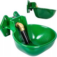 Abreuvoir en fonte avec robinet pour bovins et chevaux 100 x 220 mm 2 L FARMA