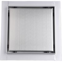 Bc-elec - Q01-15 Plato de ducha de acero inoxidable 15cm, plato de ducha, altura ajustable 63-83mm