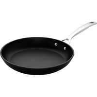 Le Creuset Padella bassa de alluminio antiaderente, diametro 28 cm, per tutte le las fonti di calore, compresa l'induzione, Antracite/Argento, 51112280010002