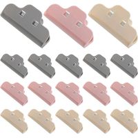 Alimentaire D'étanchéité Clips,18 Pièces Clip Fermeture Cuisine Coloré Durable Clips D'étanchéité En Plastique Réutilisable Clip Fermeture Sachet pour Aliments et Collation Stockage