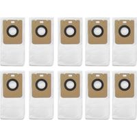Sacs à poussière pour aspirateur compatibles avec le robot aspirateur Dreame D10 PLUS, accessoires et consommables, sacs à poussière non tissés (10 pièces)
