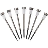 SET 7 ESTACA SOLAR ACERO INOX. 36,5CM - EHLIS