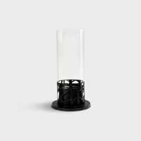 Biocamino da tavolo design moderno in metallo e vetro Spark