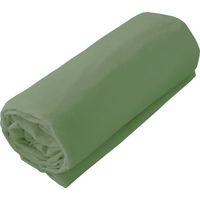 Drap housse 100% coton bio bonnet 30 cm Vert 180x200 cm