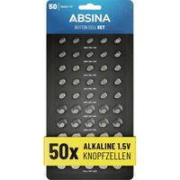 Absina Jeu de piles bouton 1 pc(s) alcaline(s)