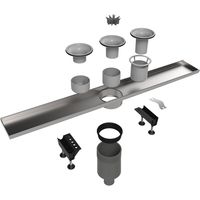 Easy Drain Multi 50 partie encastrable séparée 9.8x70cm avec siphon 30/35/50cm