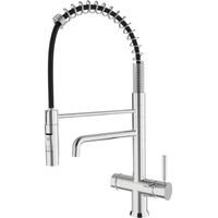 Rubinetto da cucina con Doccetta a molla Shurity 395 3 vie 3/8” Cromo