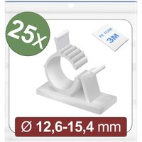 Quadrios 24CA447 Befestigungssockel selbstklebend 24CA447 Bündel-Ø-Bereich 12.6 bis 15.4 mm Weiß 2