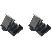 Two-piece professional hair clipper with teeth protector and comb guide for removing split ends a hairdresser's tool.