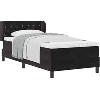 Maison Exclusive - Letto a molle con testiera Nero 100 x 200 cm Velluto