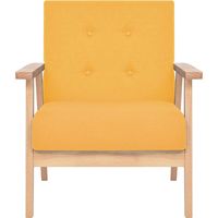 Fauteuil relax Fauteuil jaune tissu