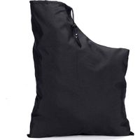 Sac pour souffleur de feuilles, sac pour aspirateur, sac de collecte pour aspirateur de feuilles, sac pour aspirateur de feuilles avec fermeture éclair et cordon de serrage, Oxford imperméable (60 x 4