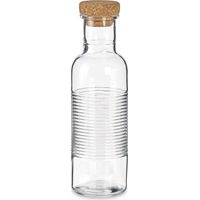 Glaskaraffe mit Korkverschluss, 1070 ml