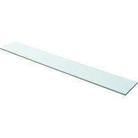 Regalboden Glas Transparent 100x15 cm vidaXL
