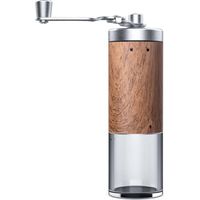 Café manuel - Café moulu à la main - Ce café moulu à la main est composé de grains de café intégrés avec manivelle - Café à bavure en acier inoxydable pour café goutte à goutte