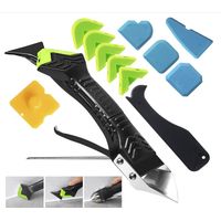 12-piece silicone scraper kit – Corner smoothing tool for sealant – Finishing tool for joints and edges
