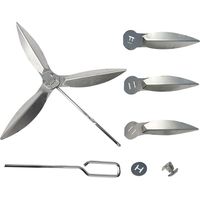 Lot de 2 systèmes de Nettoyage One Touch de 47cm, 18-1/2-Inch Kit de Nettoyage One Touch compatibles avec Les barbecues à Charbon 7443 90992 3618 307443 307408 90719