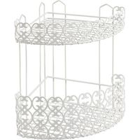 Estante de baño Florenz Angol.2P 25X25 H 31 Metaltex