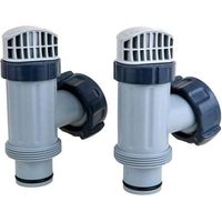 Set mit 2 Intex-Kolbenventilen für Aufstellpools mit Dichtung und Mutter, Kolbenventil-Set für große Pools
