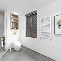 Acezanble Desinger Straight Chrome Heated Towel Rail Radiator 1200600mm