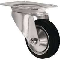 Rueda giratoria D.125mm Cap.100kg Placa VG L105xB80mm TECWERK