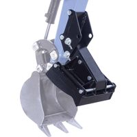Scheppach – Pouce mécanique avec griffe de maintien pour mini-pelle EXC815 – Grappin de manutention – Montage simple et rapide – Acier robuste