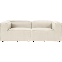 Sofa 2-Sitzer modern modular aus Leinen Fora 2 - Wollweiß