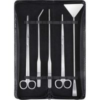 Kit de acuario Aquascaping 5 en 1, tanque de acuario de acero inoxidable, herramientas para plantas acuáticas, pinzas, tijeras, espátula