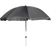 Black Tilt Adjustable Parasol Umbrella for Garden Beach or Patio Furniture 1.6m