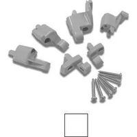 Ganchos para puertas correderas LUNES P-V Blanco