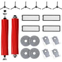 Kit di 20 Accessori Sostitutivi per Aspirapolvere, Includendo 2 Spazzole Principali, 4 Moppe, 4 Filtro HEPA, 6 Spazzole Laterali, 4 Sacchi per Polvere - AUTRES