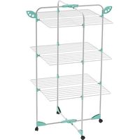 Frandis Secadora moderna blanca plegable de 3 niveles