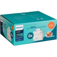 Philips AWP230P6/31 Wasserenthärtungskartuschen für Kannen, 6 Stück