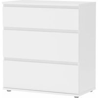 Cajonera con 3 cajones blancos cm 77x40x84h