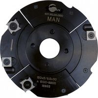Leman – Porte-outils à rainer extensible diam. 150 – Pour rainurer panneaux massifs et agglomérés – Fraise intermédiaire jusqu’à 19,5 mm