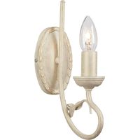 Elstead Olivia - 1 Licht Innenkerze Wandleuchte Gold, Elfenbein, E14