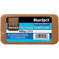 BlueSpot Brown Polishing Buffing Compound Bars For Aluminium Alloy Brass Metal